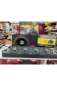 Resim Boschmann Komple Hazır Ses Sistem 2takım Mid 1tk Tiz Baas Amfi Kablo Pantizot Hepsi Dahil 