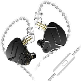 Resim KZ ZSN PRO X Hibrit Sürücü In Ear Monitör IEM Kablolu Kulak İçi Oyuncu Kulaklık Mikrofonlu 