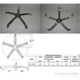Resim Depolife Ofis Büro Çalışma Sandalye Koltuk İçin Plastik Tekerlekli Döner Y 