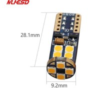 Resim T10 Turuncu Led 2 Adet Yüksek Işık Amerikan Park Modülüne Son 