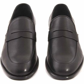 Resim KEMAL TANCA Hakiki Deri Siyah Loafer Ayakkabı 191KTE483 9775 