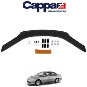 Resim Cappafe Honda Civic 7 Ön Kaput Koruyucu Rüzgarlık 4Mm Abs 01-06 