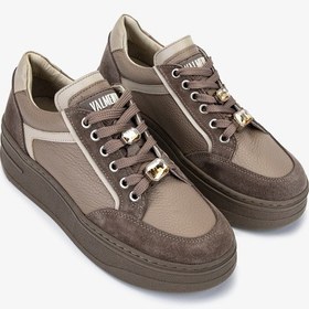 Resim Valmenti Kadın Hakiki Deri Vizon Sneakers & Spor Ayakkabı 1116 250 Bn Ayk Sk25-26 Vzn Fltr/vzn Suet Vizon | Orjinal 