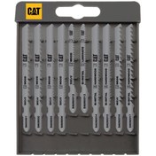 Resim Cat DA06902 10 Parça Profesyonel Ahşap Hassas/Kaba/Düz/Kavisli Kesim Dekupaj Testere Ucu 