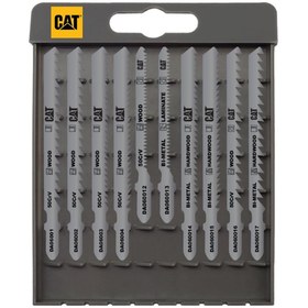 Resim Cat DA06902 10 Parça Profesyonel Ahşap Hassas/Kaba/Düz/Kavisli Kesim Dekupaj Testere Ucu 
