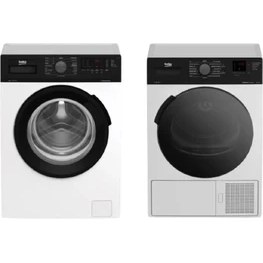 Resim Beko cm 11141 Çamaşır Makinası + Beko Kmx 1100 Kurutma Makinası (11 kg Çamaşır+11 kg Kurutma Makinası) 