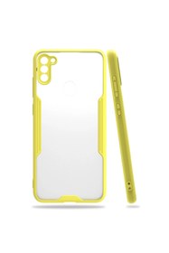 Resim artlab Art Galaxy A11 Kılıf Platin Silikon - Sarı Lab 
