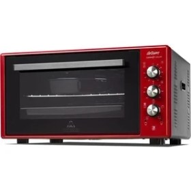 Resim AR2034 Cookart Color 50 L Çift Camlı Fırın - Nar 