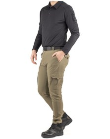 Resim Erkek Taktik Outdoor Kargo Pantolon Suya Dayanıklı, Esnek Ve Çok Cepli Haki Renk Haki 