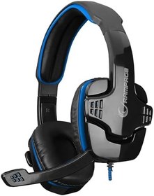Resim Rampage SN-R9 X-SENSE Siyah/Mavi Gaming Oyuncu Mikrofonlu Kulaklık 