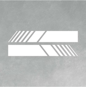 Resim Bak Karıştır Yan Ayna Şerit Sticker Sağ-sol 20x3 Cm Beyaz Renk 