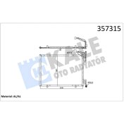 Resim Kale Mtxdpn Kondenser Ford Transit Courier 1.0 Ecoboost 14--Tourneo Courier 1.0 Ecoboost 14- 