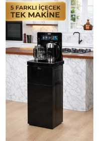 Resim GEN 1412 Tea Or Coffee Çay - Türk Kahvesi - Filtre Kahve - Soğuk Su ve Sıcak Su - Akıllı Su Sebili - Çay Kahve Makinesi 