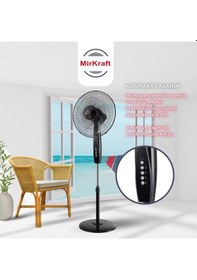 Resim Mirkraft Fs-m40br 16'' Dc Motor 5 Kanatlı Ayaklı Vantilatör 