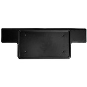 Resim T Tip Plastik Ön Tampon Kare Plakalık Plaka Altlığı Siyah - T Tip 