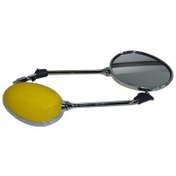 Resim ARASMOTO Cappucino 150-125-50 CC Ayna Takımı Sarı (10 MM DÜZ DİŞ) 
