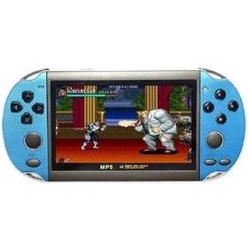 Resim Retro X1 Psp Model 4.3 Tv Out Taşınabilir Oyun Konsolu-mavi 