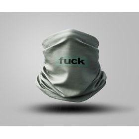 Resim Buffalo F*ck Tasarımlı Motorcu Buff Maske Outdoor Boyunluk Unisex Bandana 