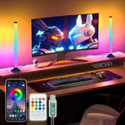 Resim GVTCO LED Akıllı Şerit Işık Tam Ekran Aydınlatma, USB Güçlü Akıllı RGB Işık, Çoklu Renkler 8 Sahne Modu, Müzik Senkronizasyonu, Sesle Aktif, Üç Mod Kontrolü, TV/Monitör/Ev Sineması, Oyun Odası, Noel Dekorasyonu, Yatak Odası Parti Dekorasyonu İçin Uygun 