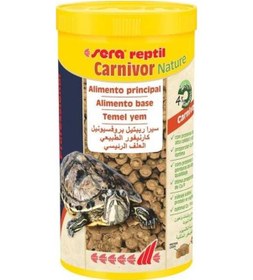 Resim Sera Reptil Carnivor Nature Etçil Kaplumbağa Yemi 1000 Ml 