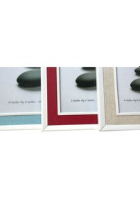 Resim 13X18 Koton Desenli Metal Fotoğraf Çerçevesi 