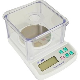 Resim Aesco Diamond Plus Dijital Göstergeli Plastik Fanuslu Hassas Terazi SF-400C (500 Gr-0.01) 