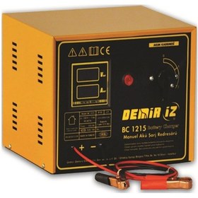 Resim DEMİRİZ BC1215 12V 15 AMPER MANUEL TEK AKÜ ŞARJ REDRESÖRÜ 