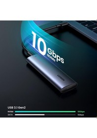 Resim Ugreen M.2 Nvme Ssd Type-C 3.1 Gen2 Pcıe M-Key M+B Key Disk Kutus 