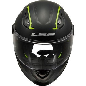 Resim Ls2 Kid Kapalı Çocuk Mat Siyah Motosiklet Kaskı 