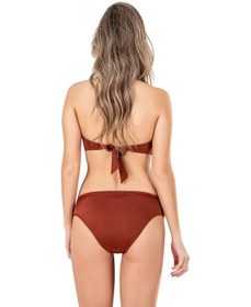 Resim Endeep Kadın Fiyonk Detaylı Kiremit Bikini Takımı Çok Renkli 