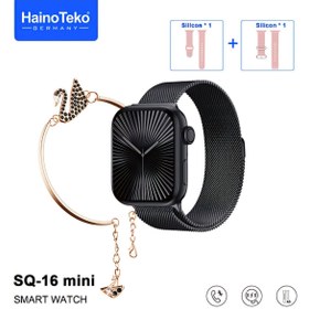 Resim beemen Haino Teko Germany SQ16 Mini Akıllı Saat, 3 Kordon 1 Adet Bileklik Hediyeli 