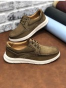 Resim Derilax Birkan Hakiki Nubuk Deri Ortopedik Hafif Rahat Yumuşak Erkek Ayakkabı Kum 