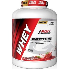 Resim Whey Protein Tozu 2280 Gr Çilek Aromalı Protein Tozu 24 Gram Protein 76 Servis 