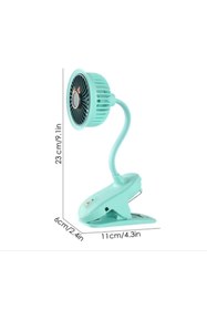 Resim shopwave Taşınabilir Mini Klips Bebek Arabası Fanı, Fan Elektrikli Soğutma Hava Sirkülatöründe 360 Derece Dön 
