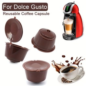 Resim 1 Adet (1 Sayıda) - Nespresso Makineleri ile Uyumlu, Yeniden Kullanılabilir Kahve Kapsülleri, Kolay Doldurma Kapaklı, Dayanıklı Plastik Yapı, Ev ve Ofis için Uygun, Ticari Kullanım İçin İdeal - Espresso, Americano, Cappuccino, Latte için Mükemmel, Şık Tasarım, Kolay Dolum Özellikli Kahve Aksesuarları 