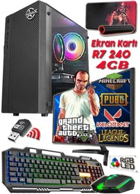 Resim WARBOX Trevor Pro I3 3220 8gb Ram 256gb Ssd 250gb Hdd R7 240 4gb E.kartı 19.5 Hd Monitör 