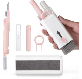 Resim Privo 7 In 1 Çok Fonksiyonlu Airpods Kulaklık Klavye Ekran Telefon Laptop Temizleme Seti Kiti 