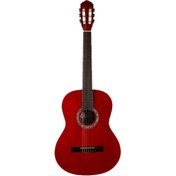 Resim Toledo LC-3900RD Klasik Gitar (Kırmızı) 