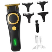 Resim Suntek Profesyonel Saç Kesme Makinesi Retro Şarj Siyah 