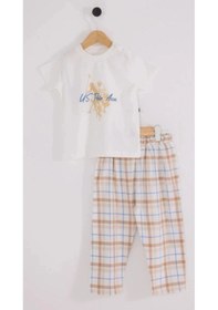 Resim U.s.polo Erkek Bebek 2li Takım - Beyaz Beyaz 