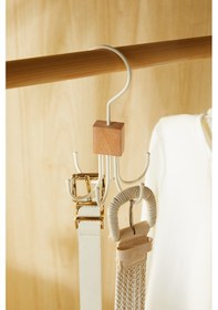 Resim Ocean Home Textile 6 Kancalı Mat Beyaz Renk Kauçuk Kaplamalı Metal Çok Amaçlı Askı 14 x 7 cm 
