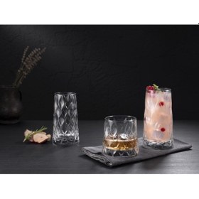 Resim Meşrubat Ve Su Bardak Seti 8 Parça Leafy 