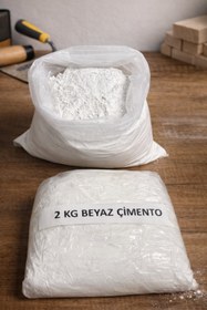 Resim Kum 2KG BEYAZ ÇİMENTO 