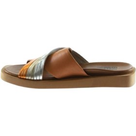 Resim Bueno Shoes Taba Multi Deri Kadın Düz Terlik 01WU3315 01WU3315 