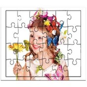 Resim hemdemhediyelik Kişiye Özel A5 Boyutunda 24 Parça Puzzle 