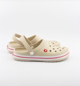 Resim Anıl Ayakkabı Akınal Bella Bej Altın Unisex Crocs Sabo Terlik 