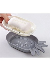 Resim Harmony Ans-07 Ananas Figürlü Süzgeçli Katı Sabunluk Su Tutmaz Katı Sabunluk Lavabo Üstü Sabunluk 1 Adet Renkli 