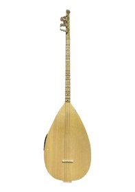 Resim Kısa Sap Bağlama Amerikan Cevizi Ritimli Ekolayzırlı Kaliteli 