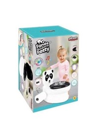 Resim Pilsan Eğitici Panda Çocuk Klozet Lazımlık Beyaz - Siyah 