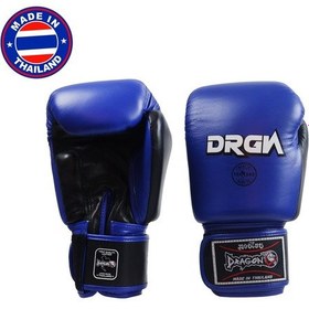 Resim Dragondo Drgn-mg3 Hakiki Deri Boks Eldiveni Mavi Muay Thai Eldiveni 